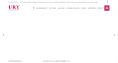 Desktop Screenshot of maroquinerie-ury.com
